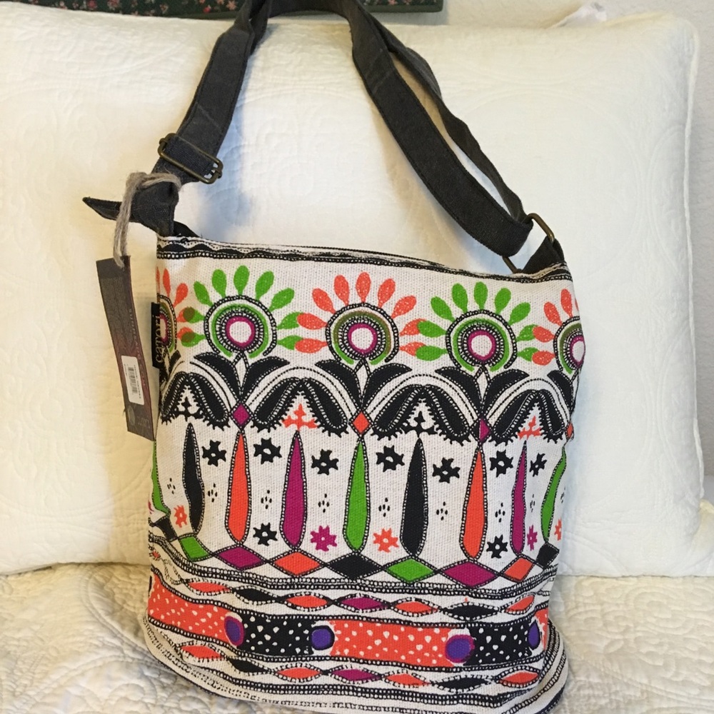 “Spring Fling Party HP 5/3“ Printed Crossbody Bag